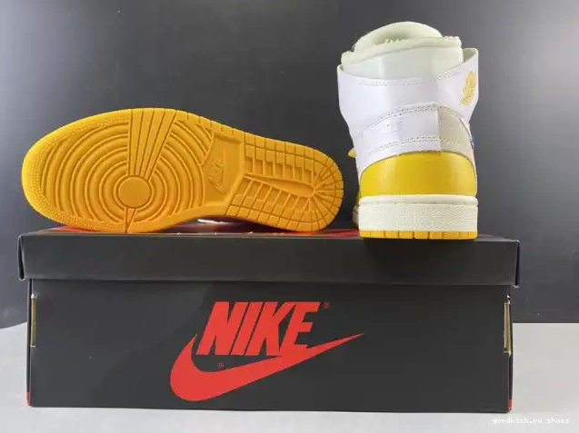Air NRG Dark Yellow-Cone 1 AQ0818-149 Powder White Off-White x Jordan 0524